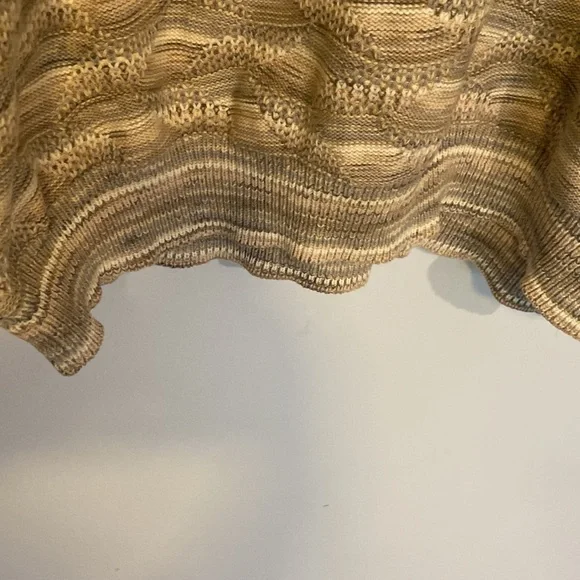 Vintage Textured Knit Sweater XXL Neutral Earth Tone Grandpa Cozy Pre Loved - Picture 10 of 14